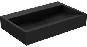 Mexen Ava, chiuveta blat conglomerat B/O 60 x 38 cm, negru mat, 23016070