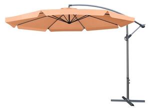 Umbrela de gradina cu stalp, pliabila, impermeabila, reglabila, diametru 350 cm