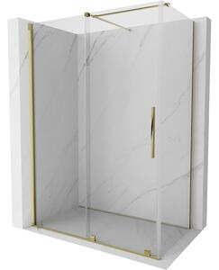 Mexen Velar cabină de duș extensibilă 130 x 70 cm, transparent, aurie - 871-130-070-01-50