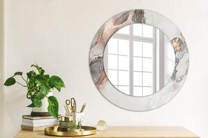 Decor oglinda rotunda Fluid abstract fi 50 cm