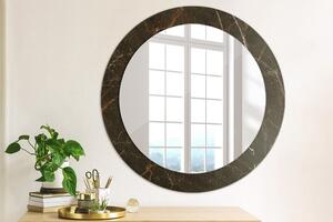 Decor oglinda rotunda Marmură maro fi 70 cm