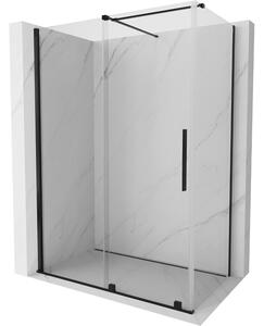Mexen Velar cabina de duș glisantă 160 x 80 cm, transparentă, neagră - 871-160-080-01-70