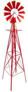 Moară de vânt roșie, 245 cm