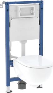 Geberit Duofix Basic set vas cu capac și cadru 118.345.00.3