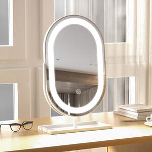 Oglindă de masă Ireda LED cu comandă tactilă, 30x45cm