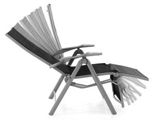 Scaun pliabil din aluminiu - șezlong relaxant