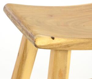 Scaun DIVERO realizat din lemn masiv de SUAR