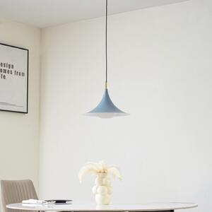 Lindby lampă suspendată Jarl, albastru, metal, Ø 35 cm, G9