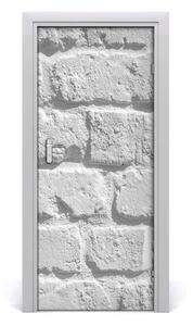 Autocolante pentru usi zid de cărămidă