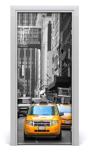 Autocolante pentru usi Auto-adezive taxi din New York UȘĂ