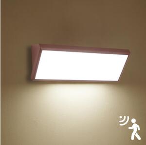 Brilagi - Lampă LED de perete pentru exterior cu senzor TRIANGLE, 42W, 230V, maro, IP65