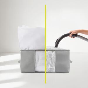 Cutie de depozitare pentru haine, din plastic cu vacuum 40x40x25 cm – Homéa