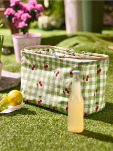 Sinsay - Coș de picnic - verde-pal