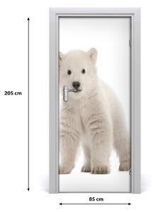 Autocolante pentru usi perete urs polar