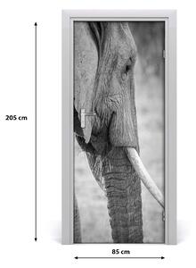 Autocolante pentru usi elefant de perete