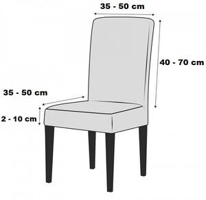Set 6 huse pentru scaune, elastice si catifelate, culoare Turcoaz