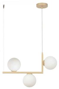 Lustra cu Glob alb Moderna E27x3 - Design elegant