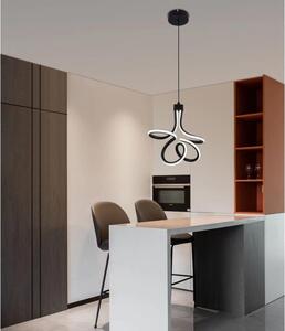 Lustra LED 30W Negru Cu 3 Functii Lumina Rece/Calda/Neutra