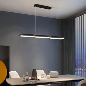 Lustra LED suspendata, 80W, telecomanda, 1100lm, lumina calda/rece