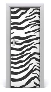 Autocolante pentru usi fundal acasă Zebra