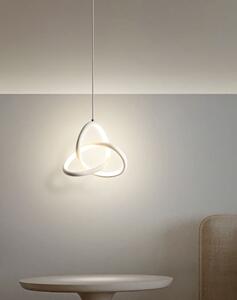 Plafoniera LED 20W, suspendata, alb, infinit, lumina Calda/Neutra/Rece
