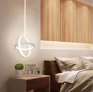 Plafoniera Led 23W, suspendata, alb, 2 Cercuri, lumina Calda/Neutra/Rece