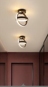 Plafoniera Led, 23W, negru, 2 Cercuri, Rotunda, lumina Calda/Neutra/Rece