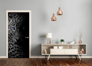 Autocolante pentru usi leopard de perete
