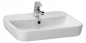 Cersanit Caspia Square Box, chiuveta blat 60 x 42 cm, alb, K11-0095