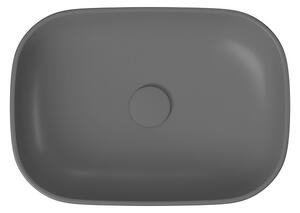 Cersanit Moduo, chiuveta blat 50,5x36x15 cm, antracit mat, K116-108