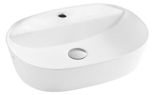 Invena Corso, chiuveta blat 50x38x12 cm, alb, INV-CE-42-001-C