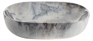 Invena Corfu, chiuveta blat 600x420x145 mm, imitatie piatra-marmura, INV-CE-34-722-C
