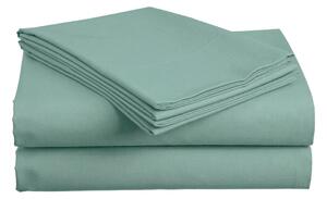 Cearsaf din bumbac 140x240 cm fistic, 100% bumbac