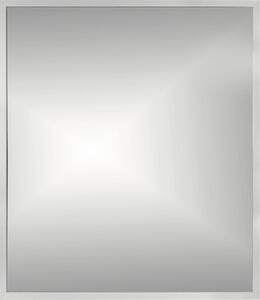 Oglindă baie dreptunghiulară Cordia BRW Line 65x80 cm ramă argintie