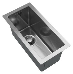 Gamma Gamma, chiuvetă din oțel cu 1 compartiment 220x440x210 mm, oțel periat, GMA-S2244-CH