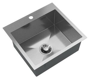 Gamma Gamma, chiuvetă din oțel cu 1 compartiment 480x450x210 mm, oțel periat, GMA-S4845-CH