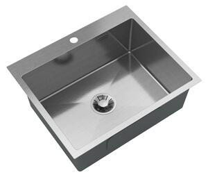 Gamma Gamma, chiuvetă din oțel cu 1 compartiment 600x500x210 mm, oțel periat, GMA-S6050-CH