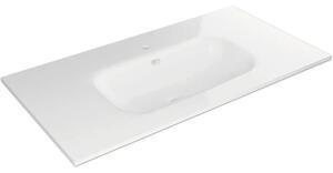 Lavoar pe blat Jungborn SEDICI 101x51,5 cm alb lucios