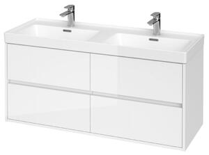 Cersanit Crea, SET B284 dulap cu chiuveta 120 cm, alb lucios, S801-323
