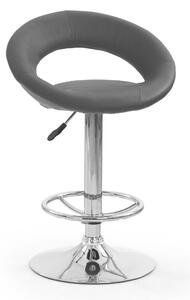 Scaun de bar Houston 452, Negru, 80x54x50cm, 8 kg