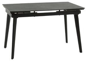 Masă ceramică extensibilă Maura negru 120/80 cm + 2 extensii 30 cm