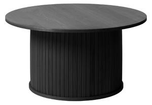 Măsuță de cafea neagră rotundă ø 90 cm Nola – Unique Furniture