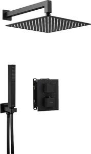 Deante Deante, set de duș termostatic ascuns + BOX, pătrat, negru, BXYZNEAT