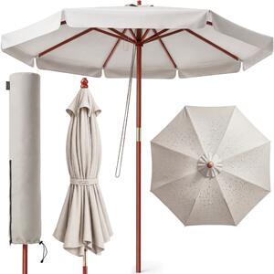 Umbrelă MALAGA, Ø330cm, bej Kingsleeve