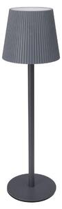 Lampă de masă, LED Touch, 10x36 cm, gri, 3 trepte de intensitate, lumină alb cald
