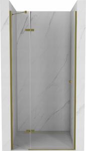 Mexen Roma ușa de duș cu balamale 70 cm, transparent, Aurie - 854-070-000-50-00