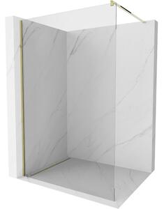 Paravan de dus Mexen Kioto 50x200 cm, sticla transparenta 8 mm, profil auriu, 800-050-101-50-00