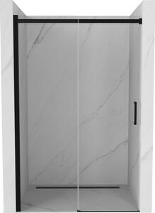 Mexen Omega ușă de duș culisantă 140 cm, transparent, Neagră -825-140-000-70-00