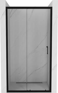 Mexen Apia ușă de duș culisantă 110 cm, transparent, Neagră - 845-110-000-70-00