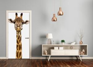 Autocolante pentru usi girafă de perete